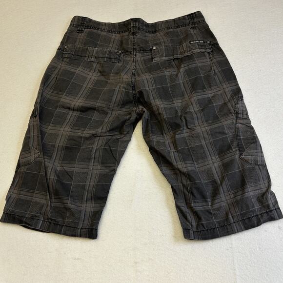Vtg Projek Raw Cargo Shorts Mens 34 Plaid Y2K Casual Gorpcore Normcore Lot 5942 - Picture 9 of 11